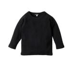 善通寺市のふるさと納税で手に入る！キッズ9分袖Tシャツ100(2)善通寺ブラック