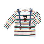 ミキハウスの可愛い長袖Tシャツ！通気性抜群でお出かけに最適