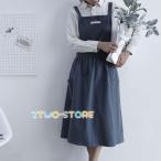 北欧風エプロンでおしゃれに♪保育士さんもかわいいワンピーススタイル