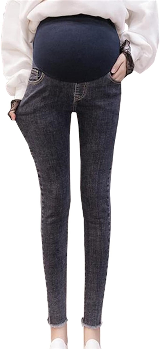 ラクチン＆おしゃれを叶える！マタニティデニムスキニーパンツの魅力