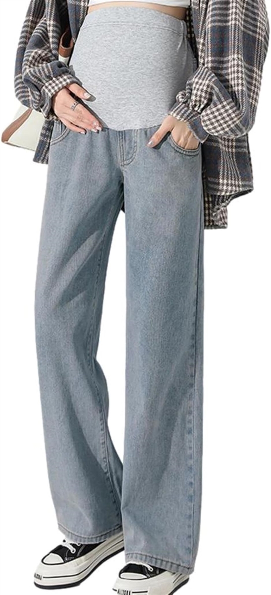 おしゃれママ必見！育児にも最適なマタニティストレートデニム