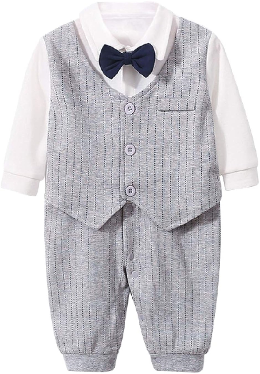赤ちゃんを可愛く着飾る！男の子用フォーマルロンパースの魅力