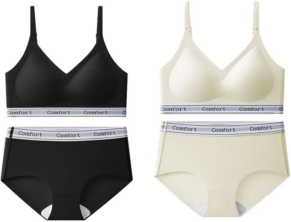 動きやすさとスタイルを両立！シームレススポーツブラセット